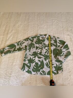 Little Girls Tropical Zara Hawaii Style Wooden Button Long/3-4 Sleeve Zara 4-5